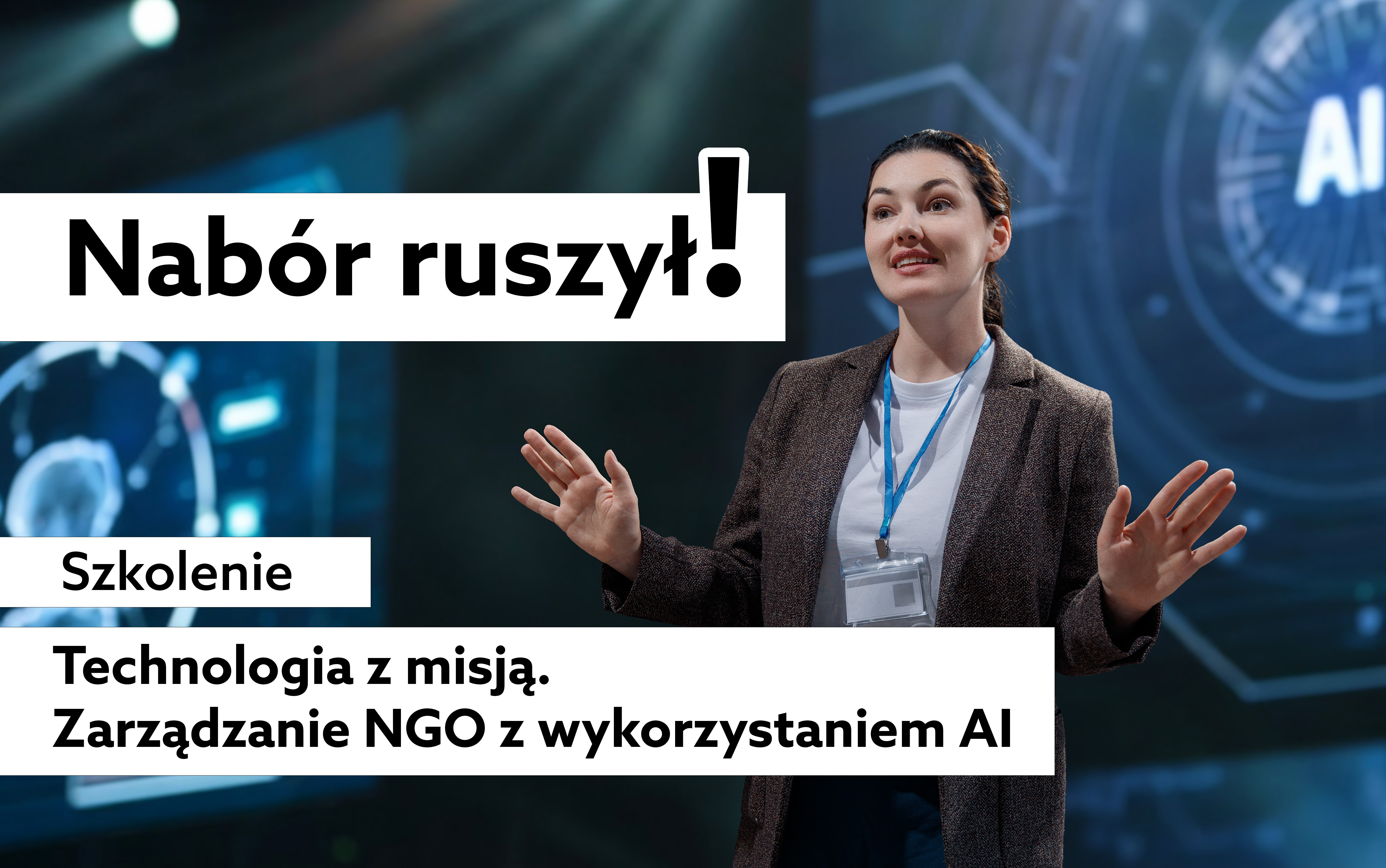 Zgłoś się na szkolenie: Technologia z misją. Zarządzanie NGO z wykorzystaniem AI
