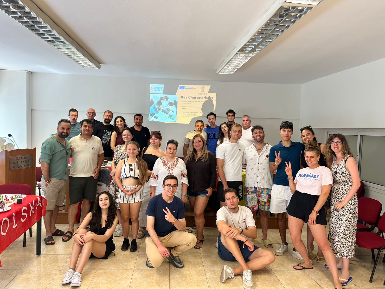 VibeElevate participants at the host venue in Thessaloniki