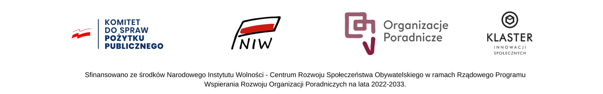 Logotypy partner&oacute;w projektu